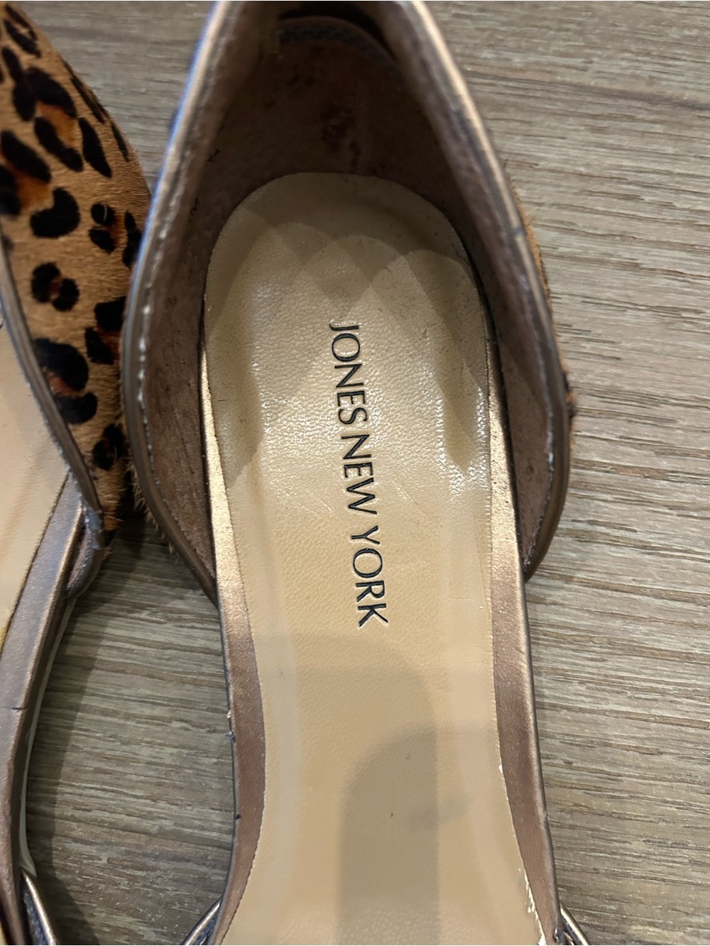 Jones of New York leopard print flats, size 8.5 - Picture 2 of 7